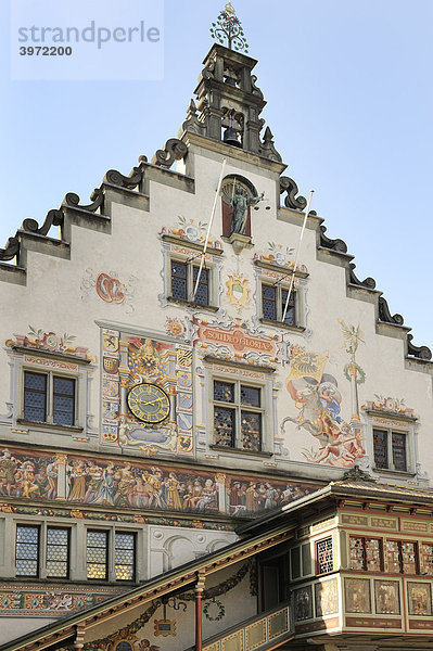 Altes Rathaus am Bismarkplatz  Lindau am Bodensee  Bayern  Deutschland  Europa