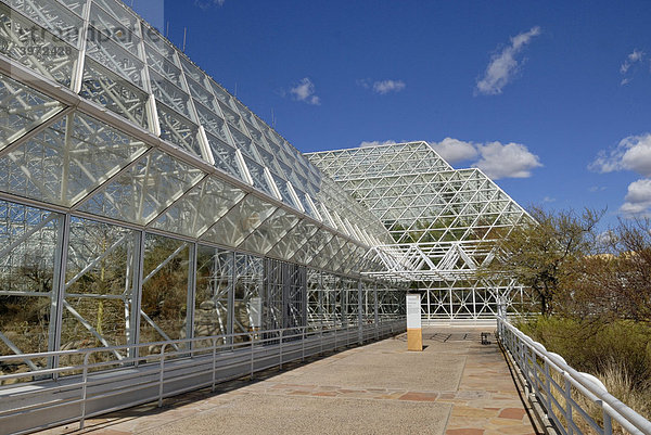 Biosphere 2  Wissenschafts- und Forschungszentrum  Teilansicht  Tucson  Arizona  USA