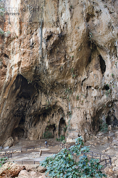 Grotta dell'Uzzo  Zingaro Naturreservat bei Castellammare del Golfo  Sizilien  Italien
