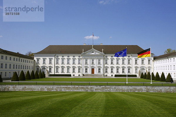 Schloss Bellevue in Berlin  Deutschland  Europa