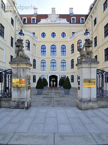 Hotel KEMPINSKI im Taschenbergpalais  Dresden  Freistaat Sachsen  Deutschland  Europa