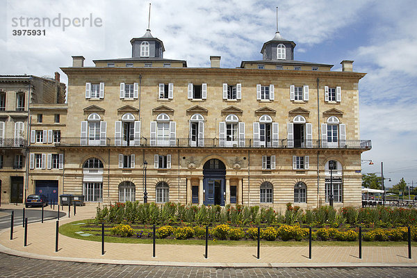 Gebäude  Bordeaux  Gironde  Aquitanien  Südfrankreich  Frankreich  Europa