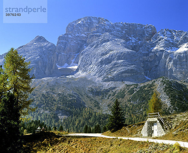 Hohe Gaisl  Wasserreserve  Pragser Dolomiten  Südtirol  Italien  Europa