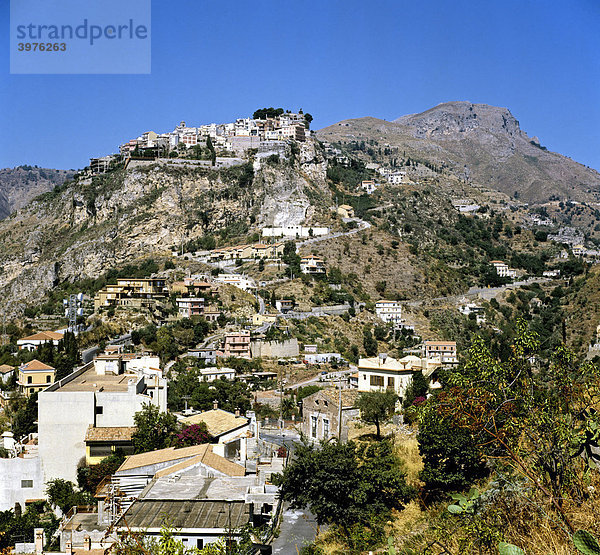 Taormina  Hügel  Sizilien  Italien  Europa