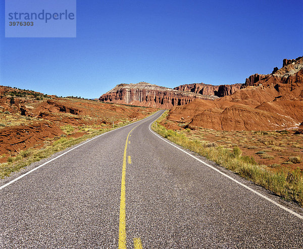 Straße im Canyonlands-Nationalpark  Utah  USA
