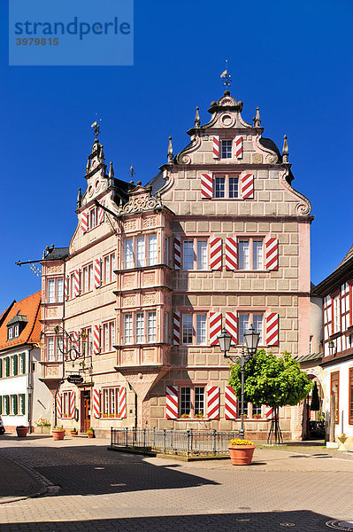 Historisches Gasthaus Zum Engel  Bad Bergzabern  Naturpark Pfälzerwald  Pfalz  Rheinland-Pfalz  Deutschland  Europa