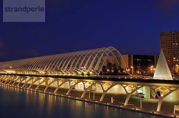 L'Umbracle  Stadt der Künste und Wissenschaften  von S. Calatrava  Comunidad Valenciana  Valencia  Spanien  Europa