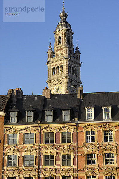 Place du GÈnÈral de Gaulle Platz  Lille  Nord-Pas-de-Calais  Frankreich  Europa