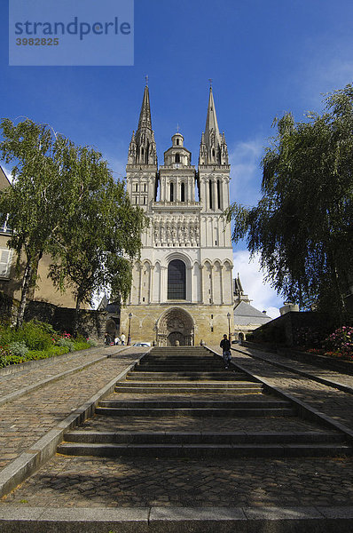Kathedrale von Angers  Maine-et-Loire  Frankreich  Europa