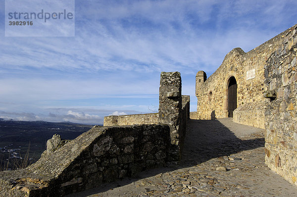 Burg Marvao  Marv„o  Alentejo  Portugal  Europa