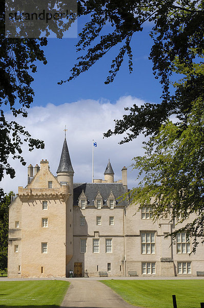 Brodie Castle in der Nähe von Inverness  Region Grampian  Schottland  Vereinigtes Königreich  Europa