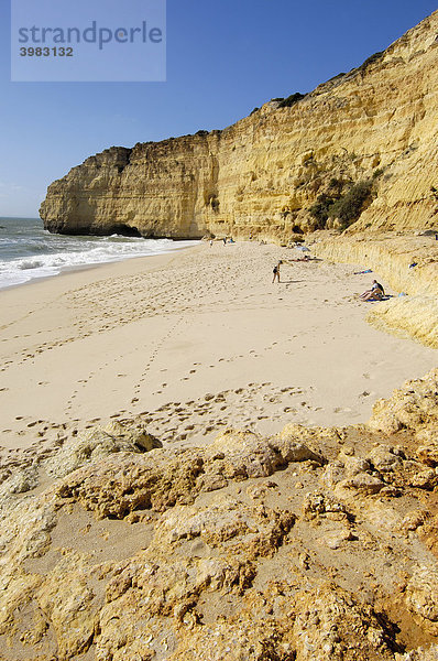 Centeanes Strand  Carvoeiro  Lagoa  Algarve  Portugal