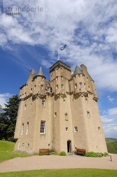 Craigievar Castle  Aberdeenshire  Schottland  Vereinigtes Königreich  Europa