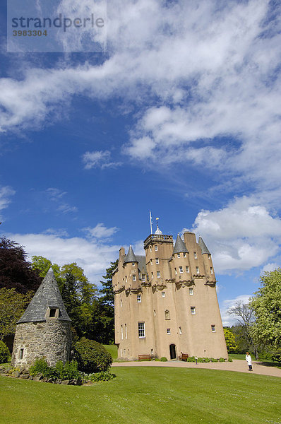Craigievar Castle  Aberdeenshire  Schottland  Vereinigtes Königreich  Europa