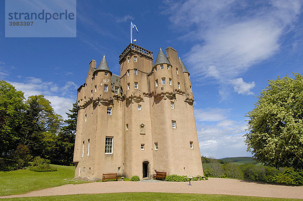 Craigievar Castle  Aberdeenshire  Schottland  Vereinigtes Königreich  Europa