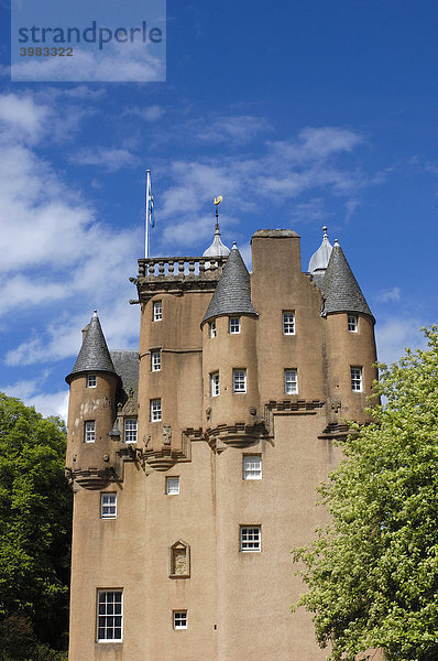 Craigievar Castle  Aberdeenshire  Schottland  Vereinigtes Königreich  Europa