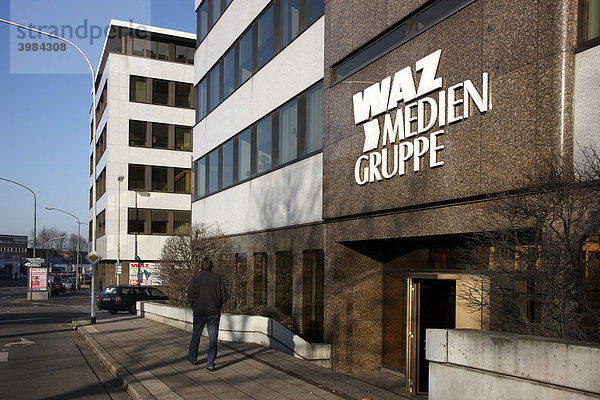 Verlagshaus der WAZ Mediengruppe  Essen  Nordrhein-Westfalen  Deutschland  Europa