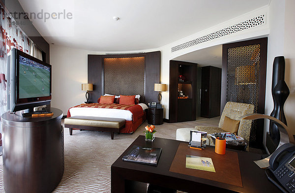 Hotelzimmer  Suite  im Luxushotel The Address  Teil der Downtown Dubai  Vereinigte Arabische Emirate  Naher Osten