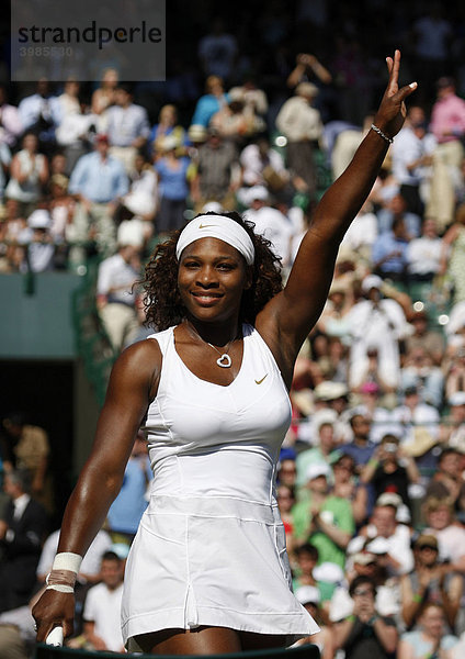 Serena Williams  USA  Tennis  ITF Grand Slam Tournament  Wimbledon 2009  Großbritannien  Europa