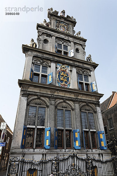 Historisches Haus der Provinzverwaltung  heute Westfriesisches Museum  Roode Steen  Hoorn  Provinz Nordholland  Niederlande  Europa