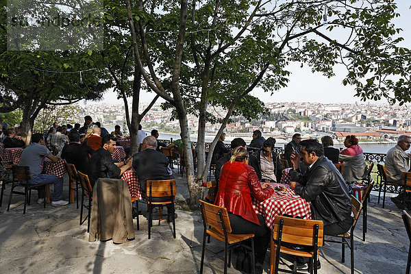 CafÈ Pierre Loti  Eyüp  Istanbul  Türkei