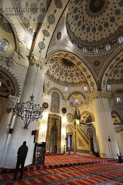 Iskele  Mirimah-Sultan-Moschee  Gebetssaal  Üsküdar  istanbul  Türkei