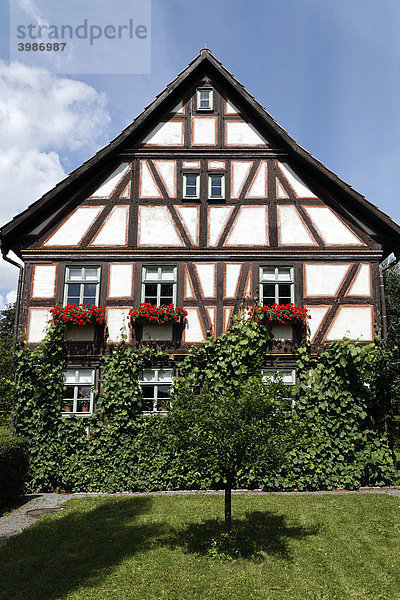 Ehemaliges Wohnhaus von Friedrich Schiller  Schillermuseum  Bauerbach bei Meiningen  Rhön  Thüringen  Deutschland  Europa