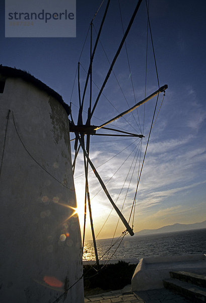 Windmühle  Mykonos  Kykladen  Griecheland