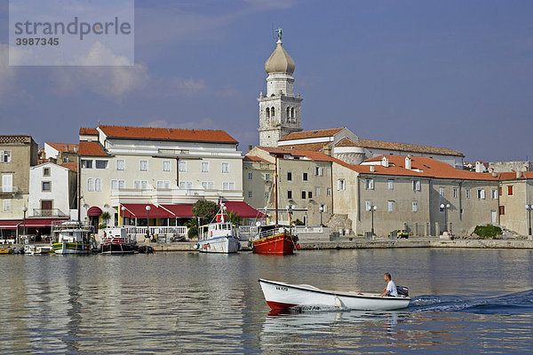 Hafen  Krk  Istrien  Kroatien