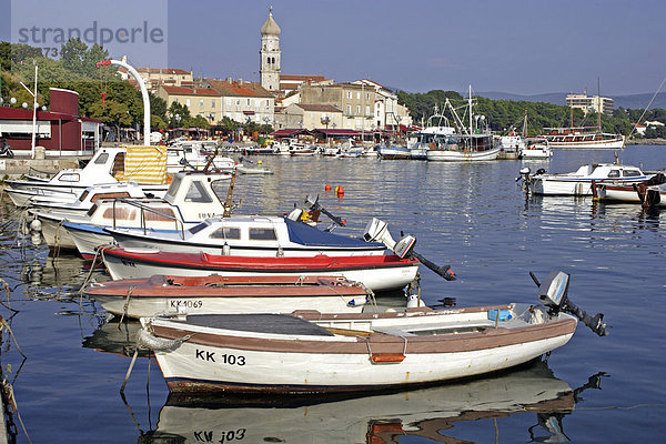 Hafen  Krk  Istrien  Kroatien