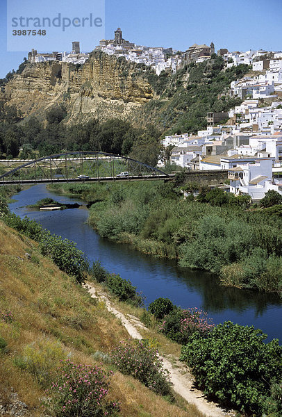 Arcos de la Frontera  Weiße Dörfer  Andalusien  Spanien  Europa