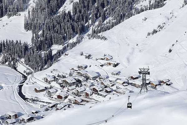 Lech  Rüfikopfbahn  Vorarlberg  Österreich