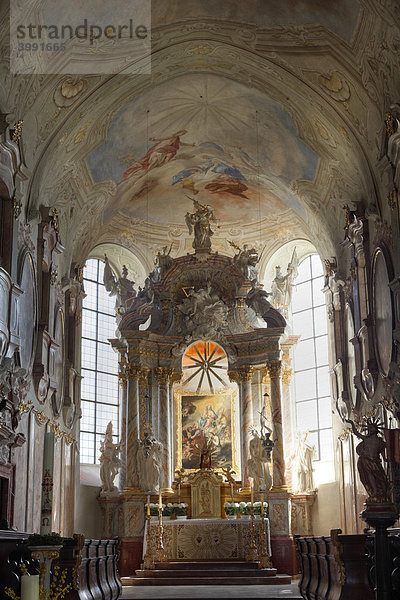 Stiftskirche von Prämonstratenser-Chorherrenstift in Geras  Waldviertel  Niederösterreich  Österreich  Europa