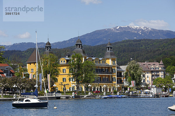 Schloss Velden am Wörthersee  Wörther See  Kärnten  Österreich  Europa