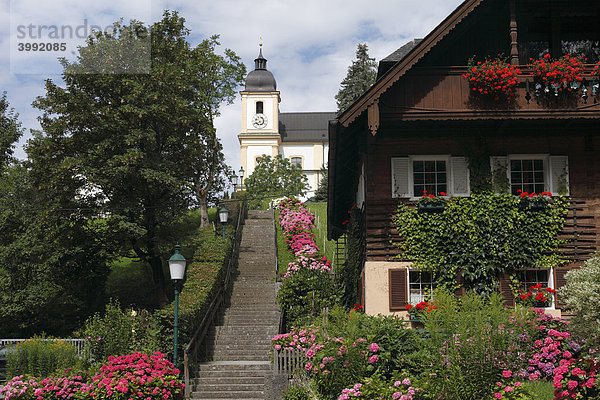 Wallfahrtskirche Maria Plain  Bergheim bei Salzburg  Flachgau  Salzburger Land  Österreich  Europa