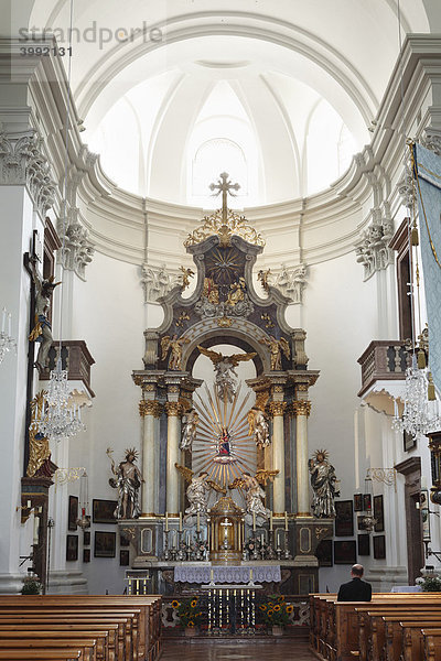 Altar in Wallfahrtskirche Kirchental  St. Martin bei Lofer  Pinzgau  Land Salzburg  Salzburger Land  Österreich  Europa