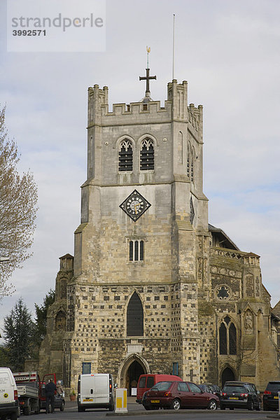 Waltham Abbey Church Kirche  Waltham Abbey  Essex  England  Großbritannien
