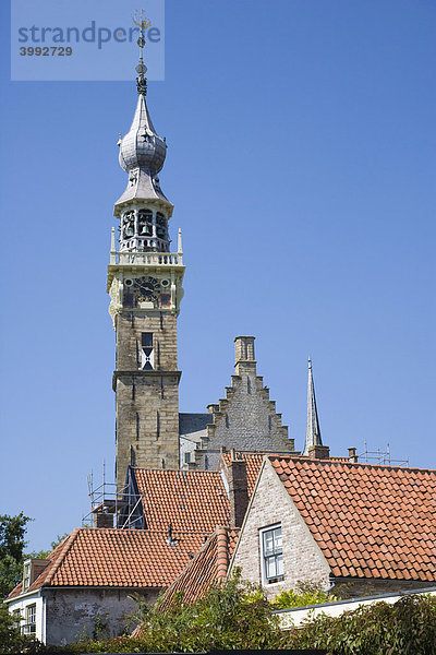 Stadhuis Rathaus  Veere  Zeeland  Niederlande