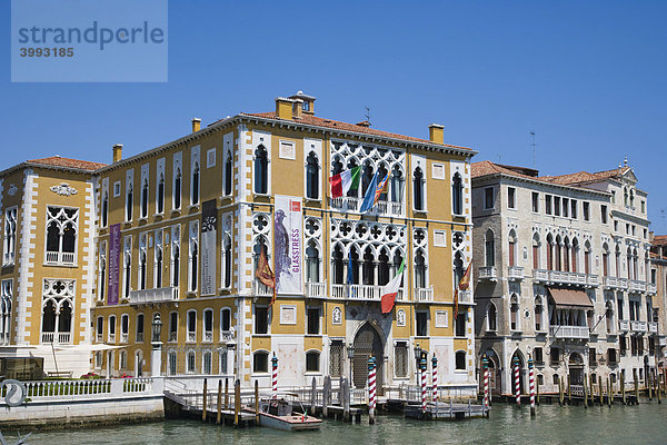 Palazzo Cavalli Franchetti  Palazzo Barbaro am Canal Grande  Venedig  Italien  Europa