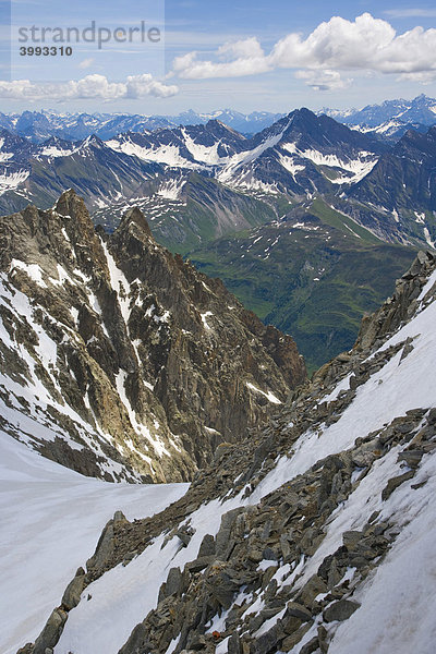 Dent de Jetoula  Mont-Blanc-Gruppe  Alpen  Italien  Europa