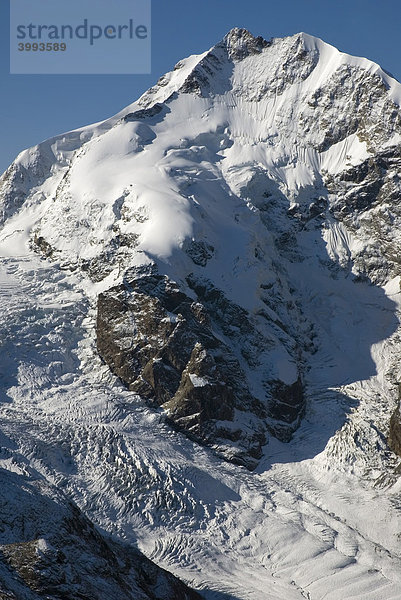 Piz Bernina  4048 m über NN  Bündner Alpen  Kanton Graubünden  Schweiz  Europa Kanton Graubünden
