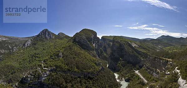 Gorges du Verdon  Provence-Alpes-CÙte díAzur  DÈpartement Alpes-de-Haute-Provence  Frankreich  Europa