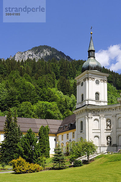 Detail vom Benediktinerkloster Ettal  Landkreis Garmisch-Partenkirchen  Bayern  Deutschland  Europa