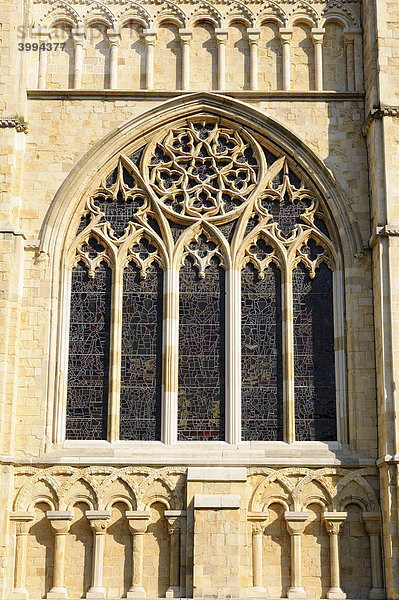 Detailansicht der Kathedrale von Canterbury  Grafschaft Kent  England  Großbritannien  Europa