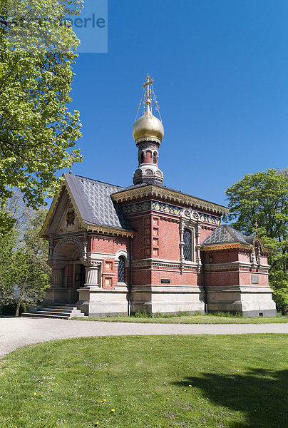 Russisch-orthodoxe Allerheiligen-Kirche  Bad Homburg  Hessen  Deutschland  Europe