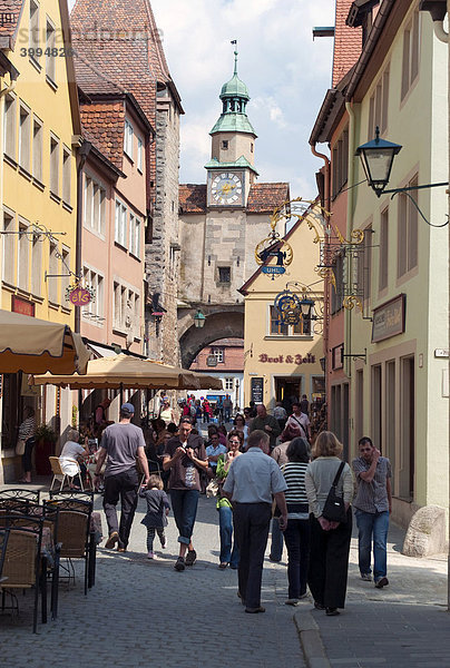 Markusturm  Rothenburg ob der Tauber  Bayern  Deutschland  Europa