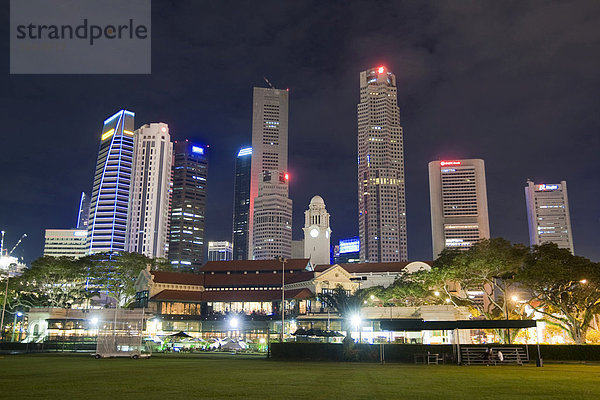 Skyline  Singapur Cricket Club  Singapur  Südostasien