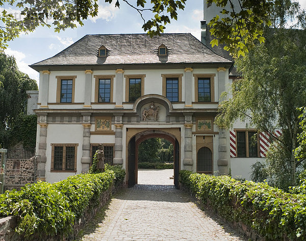 Höchster Schloss  ehemalige Residenz des Mainzer Erzbistums  Frankfurt  Hessen  Deutschland  Europa