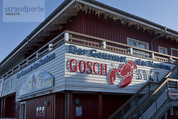 Das Fischrestaurant Gosch in List  Sylt  nordfriesische Insel  Schleswig-Holstein  Deutschland  Europa