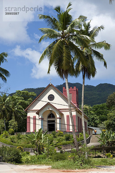 Eine Kirche am Anse Boileau  Insel Mahe  Seychellen  Indischer Ozean  Afrika